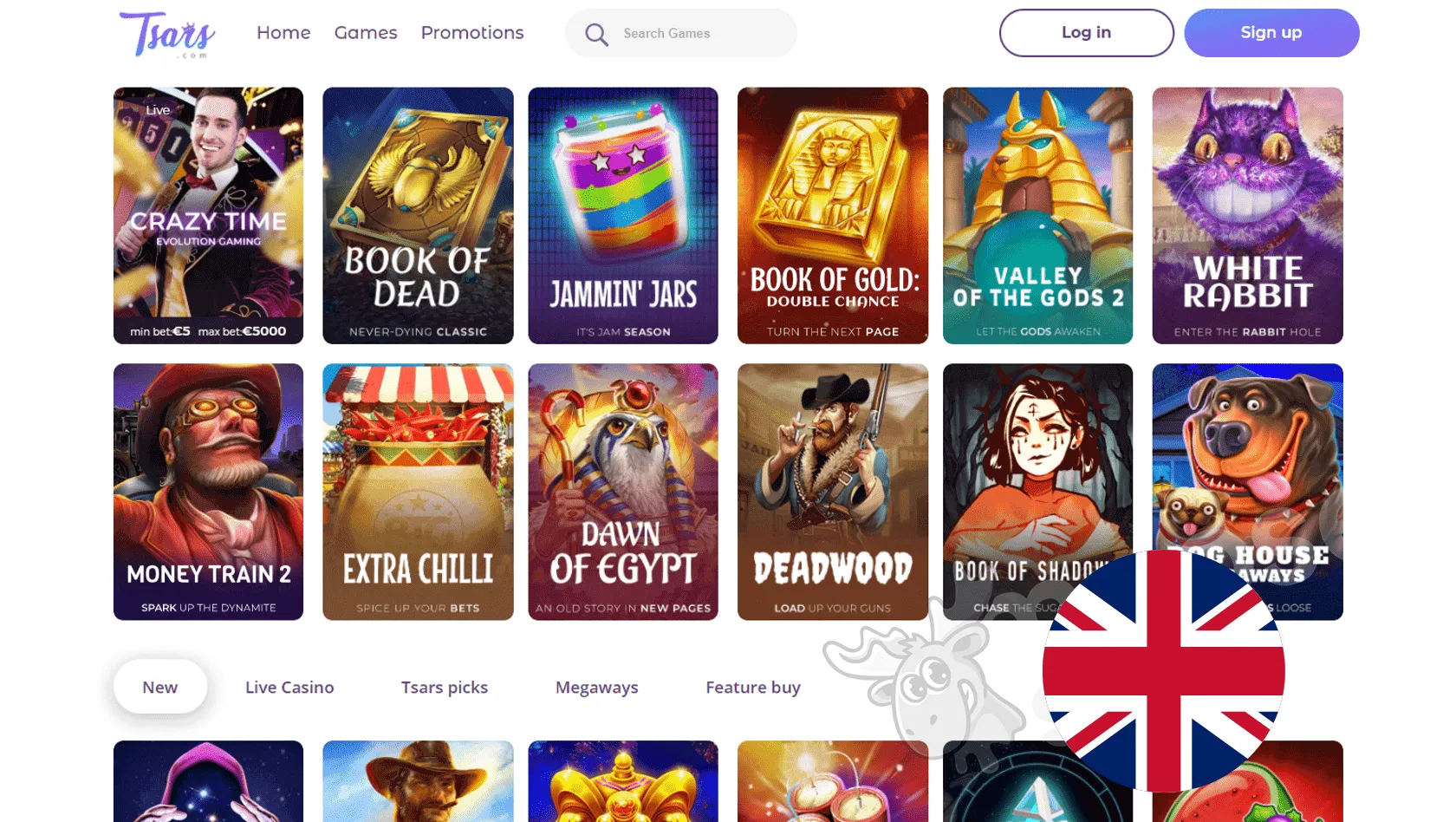 Tsars Casino Free Spins